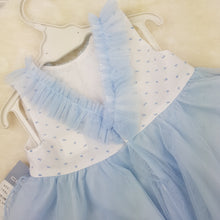 Load image into Gallery viewer, Ceyber Baby Girls Blue Lace Dress