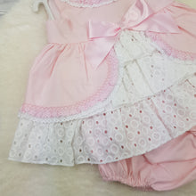 Load image into Gallery viewer, Ceyber Baby Girls Pink Layered Dress 3M-36M