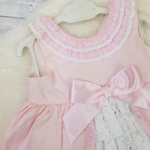 Ceyber Baby Girls Pink Layered Dress 3M-36M