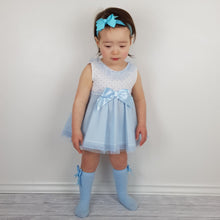 Load image into Gallery viewer, *SALE* Ceyber Baby Girls Blue Lace Dress