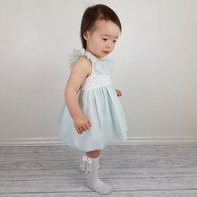 Load image into Gallery viewer, Ceyber Baby Girls Mint Lace Dress 3M-36M