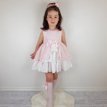 Load image into Gallery viewer, Ceyber Older Girls Pink Layered Dress