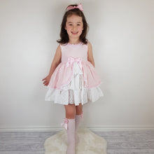 Load image into Gallery viewer, Ceyber Older Girls Pink Layered Dress