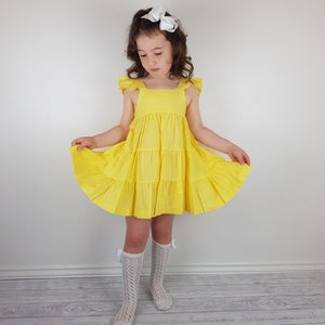 Babidu Yellow Driada Dress 12M-6Y