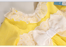 Load image into Gallery viewer, Ceyber Baby Girls Yellow Sleeved Dress 3M