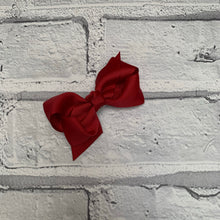 Load image into Gallery viewer, Burgundy Hair Bow