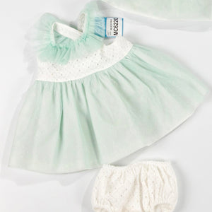 *SALE* Ceyber Baby Girls Mint Lace Dress 3M-36M