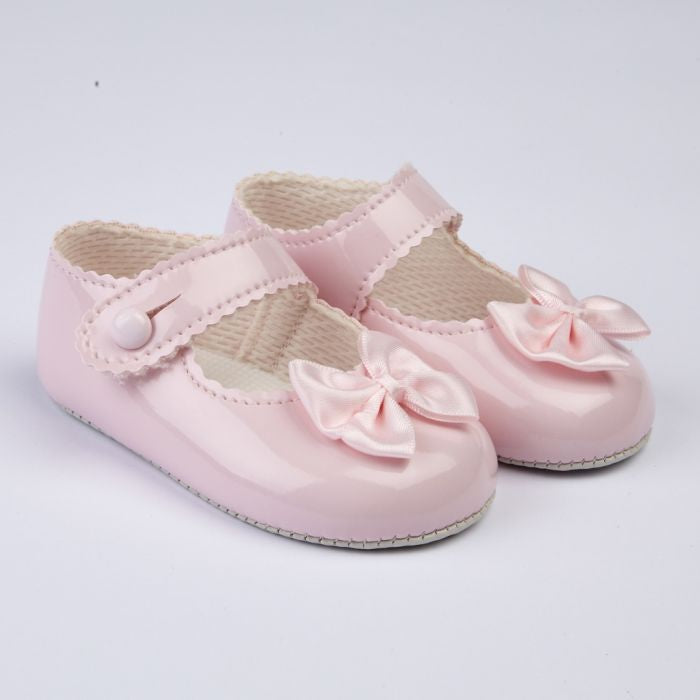 Baypods Pink Small Bow Pram Shoe