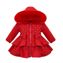 Load image into Gallery viewer, Wee Me Red Short Padded Coat