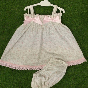 CLEARANCE Ceyber Baby Girls Pink Floral Dress